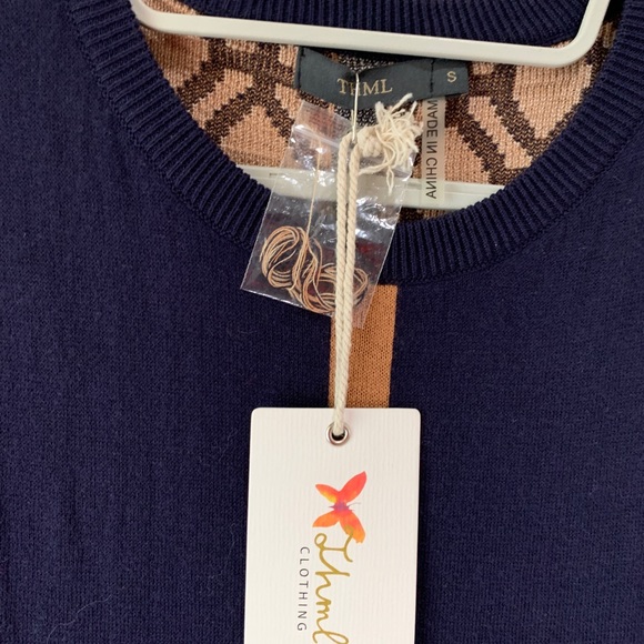 THML 100% cotton sweater dress | NWT | Size Small - Picture 4 of 4